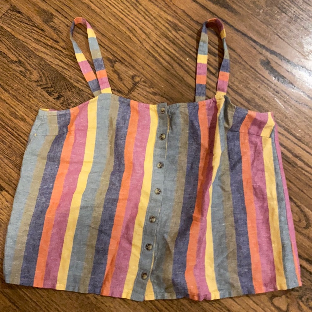 NWOT Madewell linen tank size XL